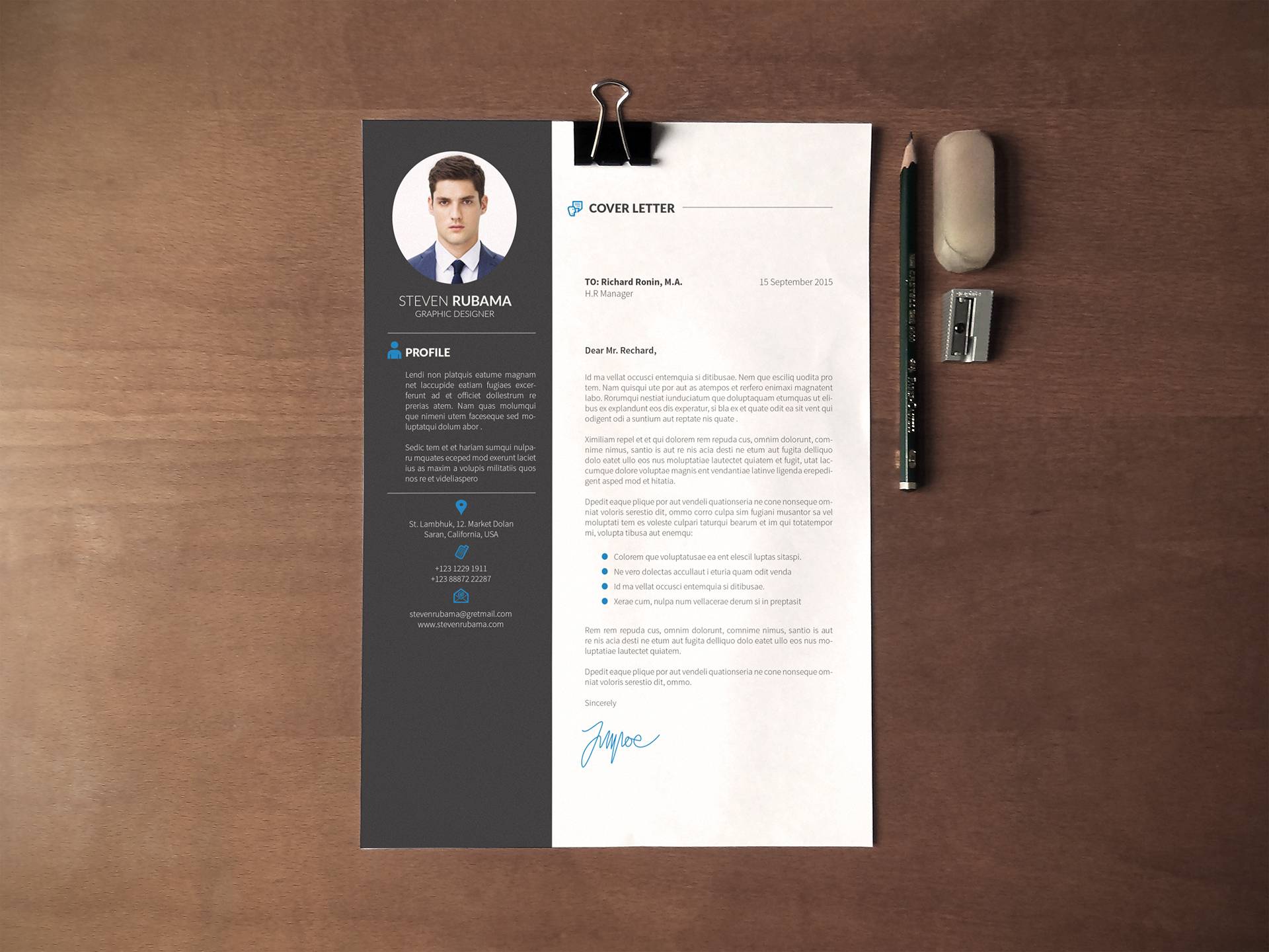 Professional CV & Cover Letter